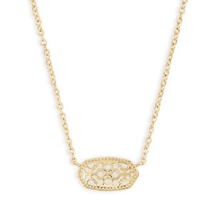 Kendra Scott Gold Pendant Necklace & Candle Set